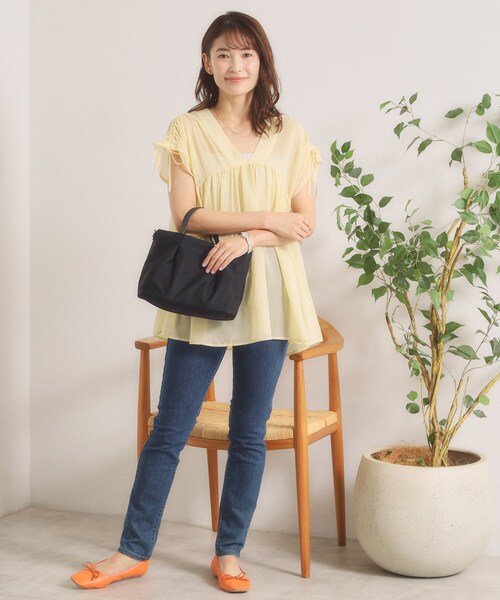 ITS'DEMO（イッツデモ）の「【整理収納アドバイザー監修】軽量撥水2wayトート（トートバッグ・レディース・ボルドー/ブラック/チャコールグレー/ナチュラル・00）」の14枚目の写真