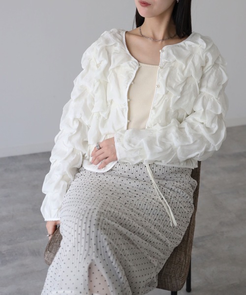 model：164cm. 着用サイズ：FREE