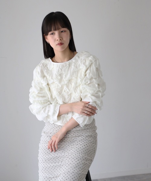 model：164cm. 着用サイズ：FREE