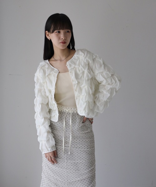 model：164cm. 着用サイズ：FREE