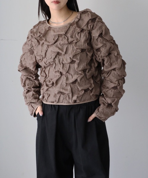 model：164cm. 着用サイズ：FREE