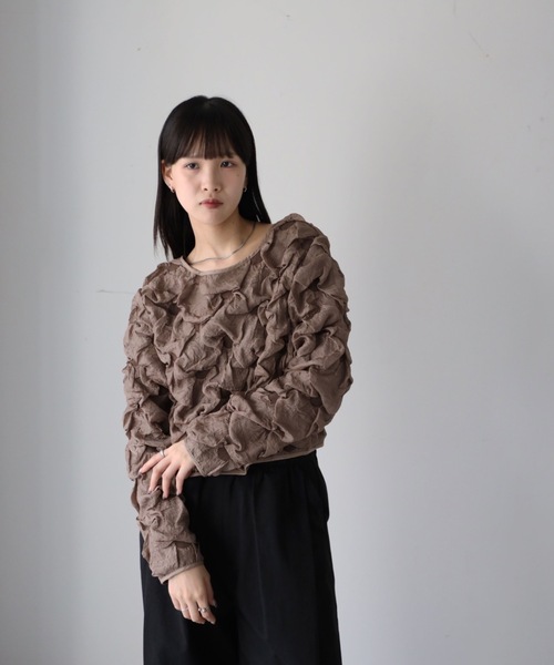 model：164cm. 着用サイズ：FREE