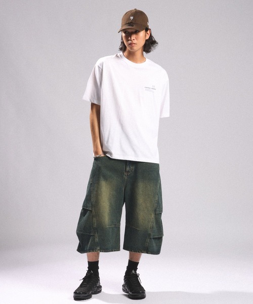 RAGEBLUE(レイジブルー)の「<接触冷感/吸水速乾>CORD EMBROIDERY T-SHIRT/コード刺繍Tシャツ(Tシャツ/カットソー・メンズ・グリーン/ホワイト/ブラック・MEDIUM/LARGE)」の9枚目の写真
