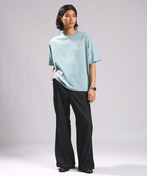 RAGEBLUE(レイジブルー)の「<接触冷感/吸水速乾>CORD EMBROIDERY T-SHIRT/コード刺繍Tシャツ(Tシャツ/カットソー・メンズ・グリーン/ホワイト/ブラック・MEDIUM/LARGE)」の17枚目の写真