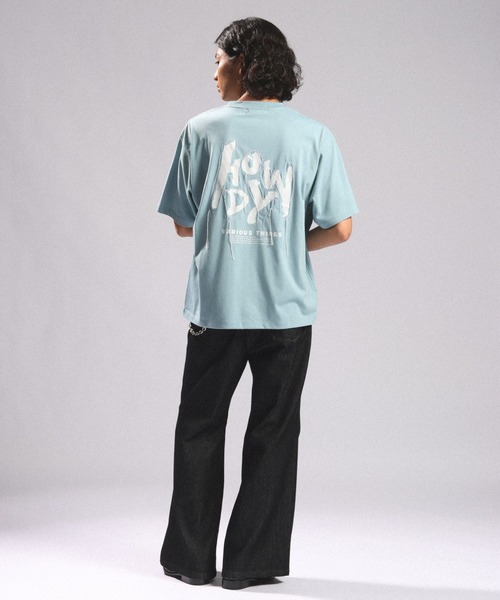 RAGEBLUE(レイジブルー)の「<接触冷感/吸水速乾>CORD EMBROIDERY T-SHIRT/コード刺繍Tシャツ(Tシャツ/カットソー・メンズ・グリーン/ホワイト/ブラック・MEDIUM/LARGE)」の16枚目の写真