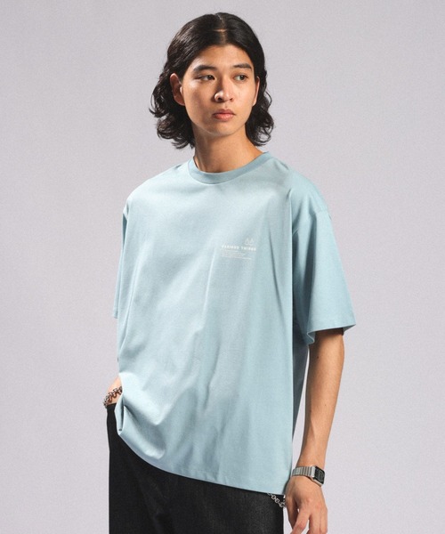 RAGEBLUE(レイジブルー)の「<接触冷感/吸水速乾>CORD EMBROIDERY T-SHIRT/コード刺繍Tシャツ(Tシャツ/カットソー・メンズ・グリーン/ホワイト/ブラック・MEDIUM/LARGE)」の14枚目の写真