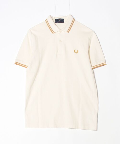 FRED PERRY ポロシャツ ベージュ セール/ブランド古着】半袖ポロシャツ（ポロシャツ）｜FRED PERRY