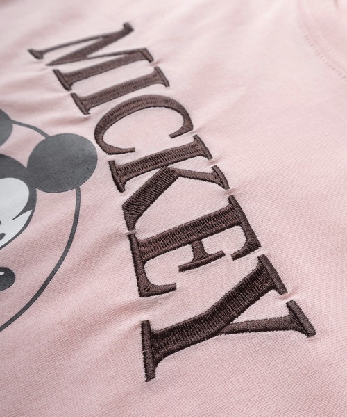 Disney(ディズニー)の「【71】【Disney/ディズニー】ミッキーマウス/ミニーマウス/チップ&デール/スティッチ/プリントロンスリーブTシャツ/レディース(S)(Tシャツ/カットソー・レディース・グレー/ブラック/ライトグレー/マスタード/レンガ/グリーン/ライム/ピンク・M/L)」の12枚目の写真