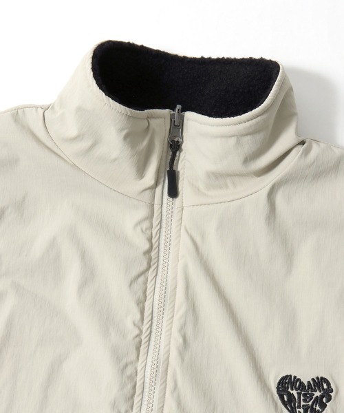 SITRY(シトリー)の「SITRY Heart Embroidery Reversible Blouson/別注 2WAY リバーシブル ナイロン×ボアフリース オーバーサイズ ハートロゴ ワンポイントラメ刺繍 ナイロンジャケット ボアフリースジャケット ブルゾン(ブルゾン・レディース・グレイッシュベージュ/ネイビー/ブラック/ベージュ系その他/ブラック系その他/ブルー系その他・XL/L/M)」の21枚目の写真