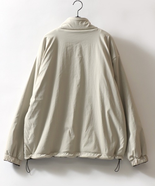 SITRY(シトリー)の「SITRY Heart Embroidery Reversible Blouson/別注 2WAY リバーシブル ナイロン×ボアフリース オーバーサイズ ハートロゴ ワンポイントラメ刺繍 ナイロンジャケット ボアフリースジャケット ブルゾン(ブルゾン・レディース・グレイッシュベージュ/ネイビー/ブラック/ベージュ系その他/ブラック系その他/ブルー系その他・XL/L/M)」の19枚目の写真