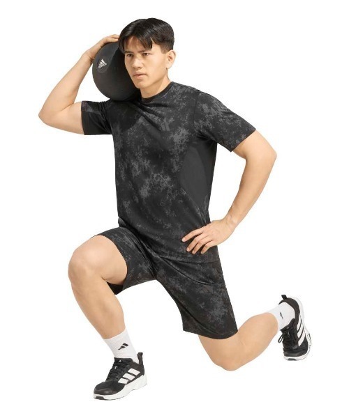 adidas(アディダス)の「adidas アディダス トレーニング AOP ショーツ(その他パンツ・メンズ・ブラック/ネイビー・S/M/L/LL/3L)」の9枚目の写真