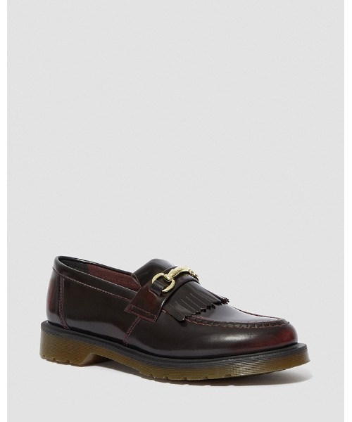 Dr. Martens(ドクターマーチン)の「Dr. Martens/ドクターマーチン ADRIAN スナッフル ローファー シューズ 25363600(ローファー・レディース・チェリーレッド・UK7/UK6/UK5/UK4/UK3/UK11/UK10/UK9/UK8)」の1枚目の写真