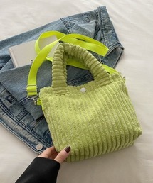 コーデュロイ2WAYミニショルダーバッグ
