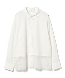 レースヘム シャツ