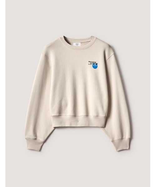 Maison Kitsune(メゾンキツネ)の「FORTUNE FOX RELAXED SWEATSHIRT(スウェット・レディース・ライトベージュ・S/M/L)」の2枚目の写真
