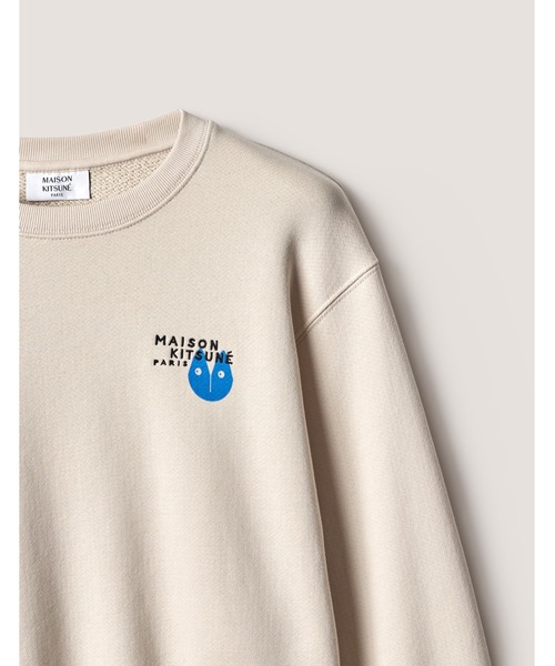 Maison Kitsune(メゾンキツネ)の「FORTUNE FOX RELAXED SWEATSHIRT(スウェット・レディース・ライトベージュ・S/M/L)」の4枚目の写真