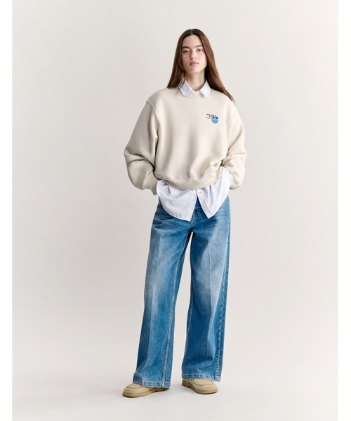 Maison Kitsune(メゾンキツネ)の「FORTUNE FOX RELAXED SWEATSHIRT(スウェット・レディース・ライトベージュ・S/M/L)」の5枚目の写真