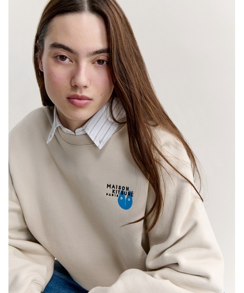 Maison Kitsune(メゾンキツネ)の「FORTUNE FOX RELAXED SWEATSHIRT(スウェット・レディース・ライトベージュ・S/M/L)」の8枚目の写真