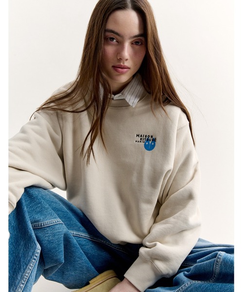 Maison Kitsune(メゾンキツネ)の「FORTUNE FOX RELAXED SWEATSHIRT(スウェット・レディース・ライトベージュ・S/M/L)」の9枚目の写真