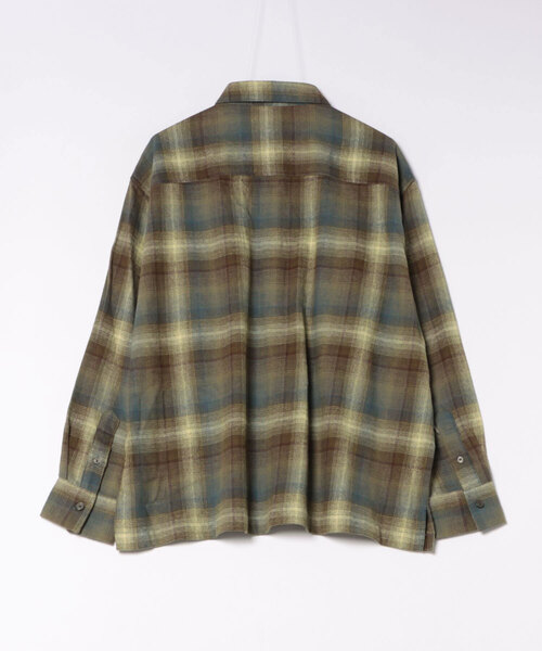 ムラサキスポーツ（ムラサキスポーツ）の「DEAR LAUREL/ディアローレル HERITAGE FLANNEL SHIRTS シャツ DL26F-2601（シャツ/ブラウス・メンズ・ブラック/ホワイト/ネイビー/カーキ・M/L/XL）」の5枚目の写真