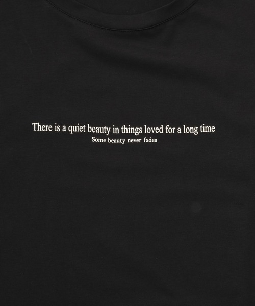 YECCA VECCA（イェッカヴェッカ）の「ラウンドヘム長袖ロゴTee（Tシャツ/カットソー・レディース・ブラック/オフホワイト・FREE）」の16枚目の写真