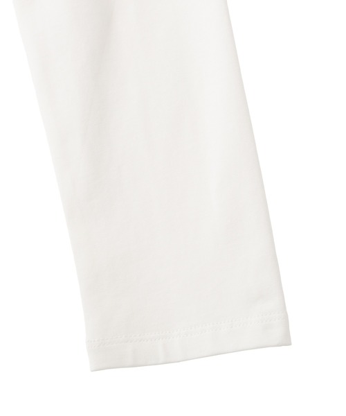 YECCA VECCA（イェッカヴェッカ）の「ラウンドヘム長袖ロゴTee（Tシャツ/カットソー・レディース・ブラック/オフホワイト・FREE）」の12枚目の写真