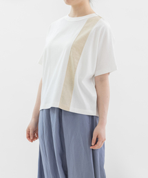 Cloche布帛ラインTシャツ
