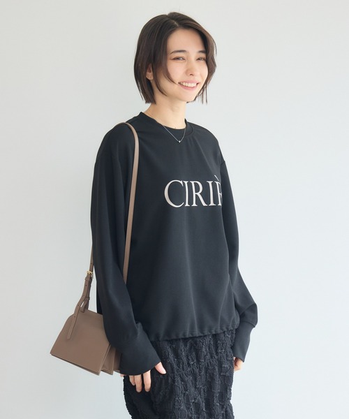 KATHARINE ROSS(キャサリンロス)の「ドロストロゴプリントプルオーバー(Tシャツ/カットソー・レディース・オフホワイト/ブラック・FREE)」の1枚目の写真