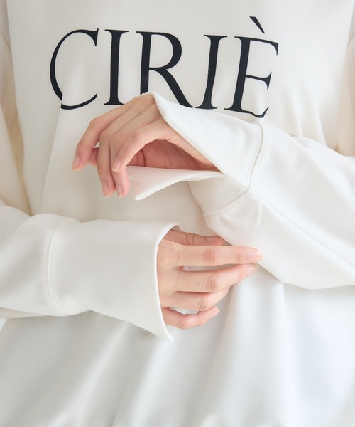 KATHARINE ROSS(キャサリンロス)の「ドロストロゴプリントプルオーバー(Tシャツ/カットソー・レディース・オフホワイト/ブラック・FREE)」の11枚目の写真