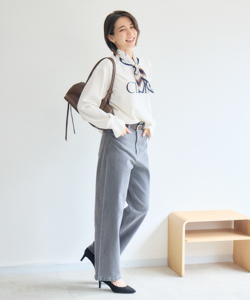 KATHARINE ROSS(キャサリンロス)の「ドロストロゴプリントプルオーバー(Tシャツ/カットソー・レディース・オフホワイト/ブラック・FREE)」の20枚目の写真