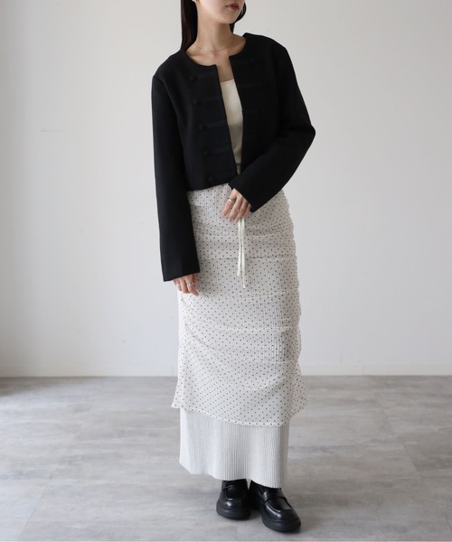 model：164cm. 着用サイズ：FREE