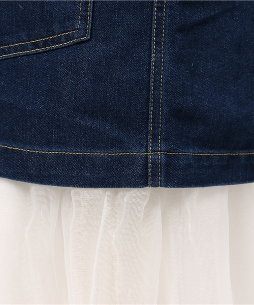 E hyphen world gallery(イーハイフンワールドギャラリー)の「デニムカバーオール(デニムジャケット・レディース・インディゴブルー/ライトインディゴブルー・FREE)」の12枚目の写真
