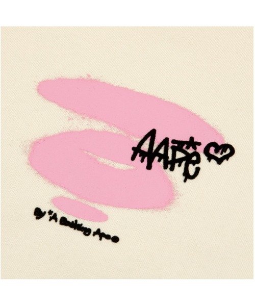 AAPE BY A BATHING APE(エーエイプバイアベイシングエイプ)の「AAPE CREW NECK SWEAT(スウェット・レディース・ネイビー/アイボリー・XX-SMALL/X-SMALL/SMALL)」の4枚目の写真