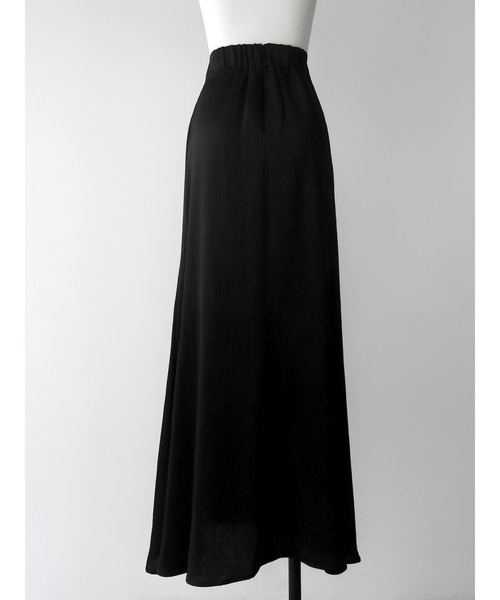 celon(セロン)の「pleated flare maxi skirt(スカート・レディース・アイボリー/ブラック・FREE)」の7枚目の写真