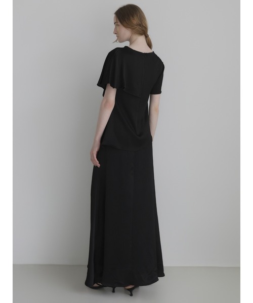 celon(セロン)の「pleated flare maxi skirt(スカート・レディース・アイボリー/ブラック・FREE)」の6枚目の写真