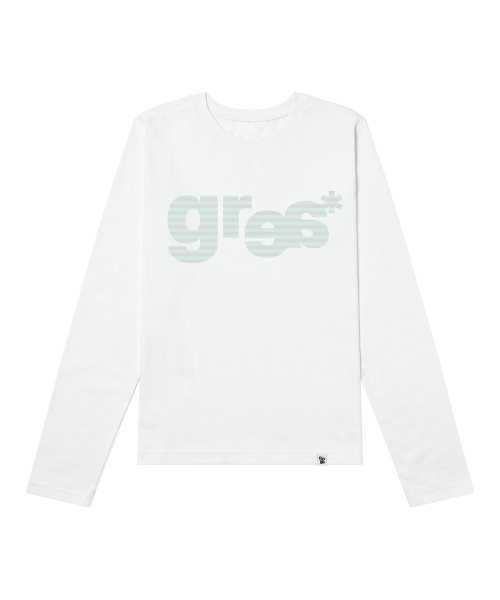 GRAVER（グレーバー）の「[UNISEX]GRAE-S WIDE STRIPE ロングスリーブTシャツ_3color（Tシャツ/カットソー・レディース・チャコールグレー/ブラック/ホワイト・LARGE/MEDIUM/SMALL）」の4枚目の写真