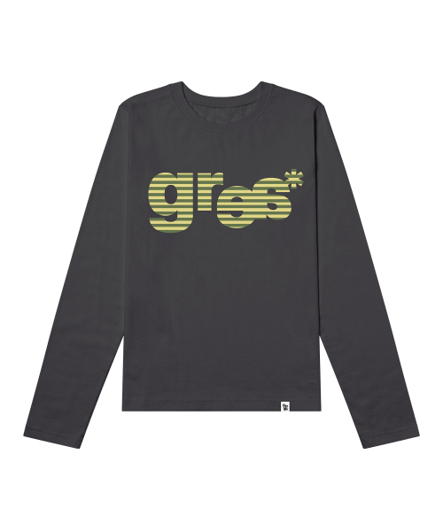 GRAVER（グレーバー）の「[UNISEX]GRAE-S WIDE STRIPE ロングスリーブTシャツ_3color（Tシャツ/カットソー・レディース・チャコールグレー/ブラック/ホワイト・LARGE/MEDIUM/SMALL）」の5枚目の写真