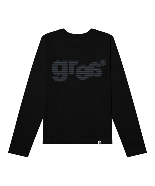 GRAVER（グレーバー）の「[UNISEX]GRAE-S WIDE STRIPE ロングスリーブTシャツ_3color（Tシャツ/カットソー・レディース・チャコールグレー/ブラック/ホワイト・LARGE/MEDIUM/SMALL）」の6枚目の写真