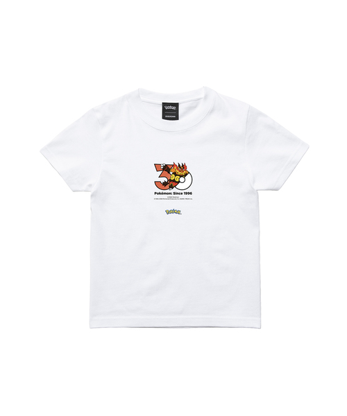 ZOZOSPOT(ゾゾスポット)の「Pokemon 30th Anniversary 1025 T-shirt 「エンブオー」(Tシャツ/カットソー・レディース・ホワイト・SMALL/MEDIUM/LARGE/X-LARGE/XX-LARGE/XXX-LARGE/110cm/100cm/120cm/130cm/140cm/150cm/160cm)」の2枚目の写真