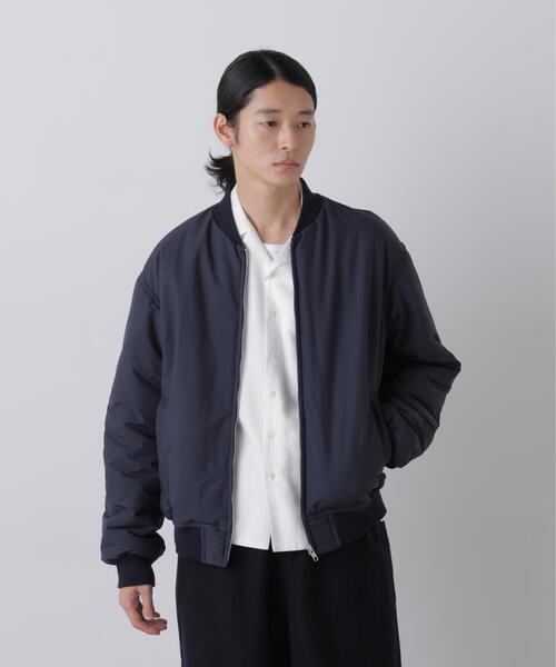 Y（ワイ）の「Ｙ /  [UNISEX] RECYCLE HIGH DENSITY POLYESTER PADDED BLOUSON（ブルゾン・メンズ・ネイビー/ホワイト/ブラック・MEDIUM/LARGE）」の3枚目の写真