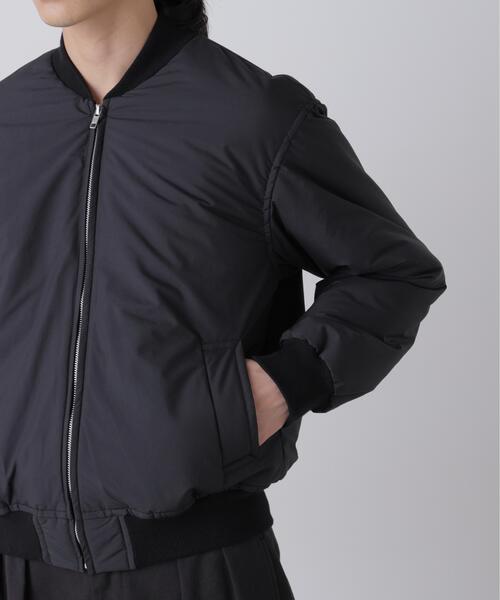 Y（ワイ）の「Ｙ /  [UNISEX] RECYCLE HIGH DENSITY POLYESTER PADDED BLOUSON（ブルゾン・メンズ・ネイビー/ホワイト/ブラック・MEDIUM/LARGE）」の9枚目の写真