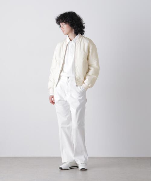 Y（ワイ）の「Ｙ /  [UNISEX] RECYCLE HIGH DENSITY POLYESTER PADDED BLOUSON（ブルゾン・メンズ・ネイビー/ホワイト/ブラック・MEDIUM/LARGE）」の12枚目の写真