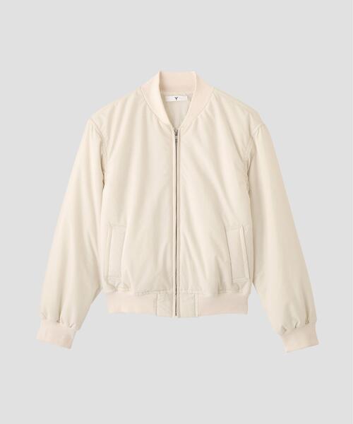 Y（ワイ）の「Ｙ /  [UNISEX] RECYCLE HIGH DENSITY POLYESTER PADDED BLOUSON（ブルゾン・メンズ・ネイビー/ホワイト/ブラック・MEDIUM/LARGE）」の13枚目の写真