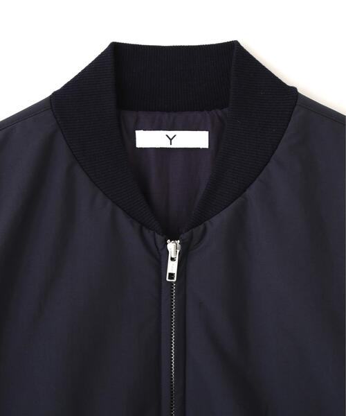 Y（ワイ）の「Ｙ /  [UNISEX] RECYCLE HIGH DENSITY POLYESTER PADDED BLOUSON（ブルゾン・メンズ・ネイビー/ホワイト/ブラック・MEDIUM/LARGE）」の18枚目の写真