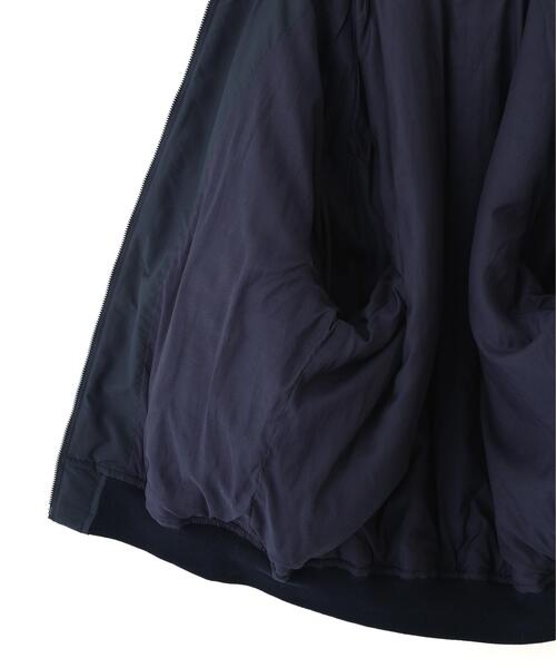 Y（ワイ）の「Ｙ /  [UNISEX] RECYCLE HIGH DENSITY POLYESTER PADDED BLOUSON（ブルゾン・メンズ・ネイビー/ホワイト/ブラック・MEDIUM/LARGE）」の22枚目の写真