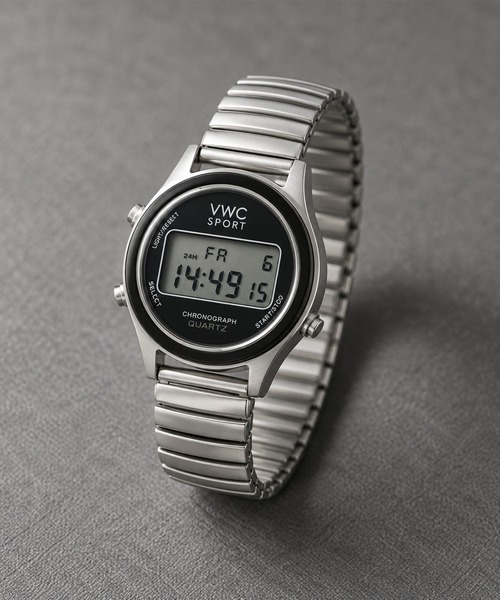 VAGUE WATCH CO.(ヴォーグウォッチカンパニー)の「【VAGUE WATCH】DG2000 SE(デジタル腕時計・メンズ・ブラック系その他2/シルバー/ブラック・FREE)」の2枚目の写真