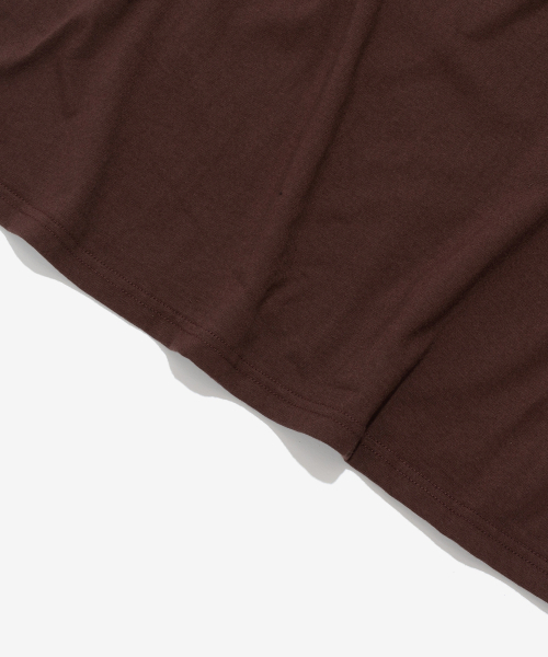 WORKS & CO.（ワークス アンド コー）の「レイヤードウォッシング半袖Tシャツ（ブラウン）（Tシャツ/カットソー・レディース・その他・FREE）」の4枚目の写真