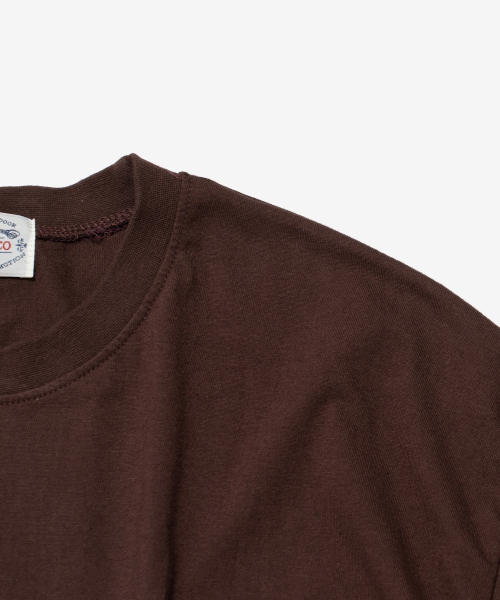 WORKS & CO.（ワークス アンド コー）の「レイヤードウォッシング半袖Tシャツ（ブラウン）（Tシャツ/カットソー・レディース・その他・FREE）」の2枚目の写真