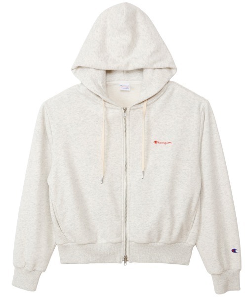 Champion（チャンピオン）の「チャンピオン Champion DOUBLE ZIP HOODED SWT（パーカー・レディース・レッド/ライトグレー/オフホワイト/ダークブルー・L/M）」の2枚目の写真