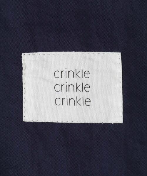 crinkle crinkle crinkle(クリンクルクリンクルクリンクル)の「crinkle crinkle crinkle GATHER MONSTER COACH JACKET(ナイロンジャケット・レディース・ネイビー・FREE)」の10枚目の写真